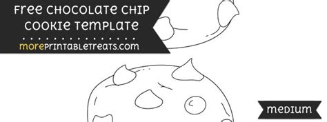 chocolate chip cookie template medium