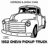 1952 Pickup Behance C10 Sketch sketch template
