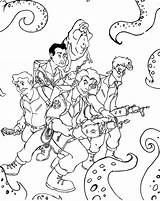 Ghostbusters Coloring Pages Slimer Getcolorings Clipart Printable sketch template