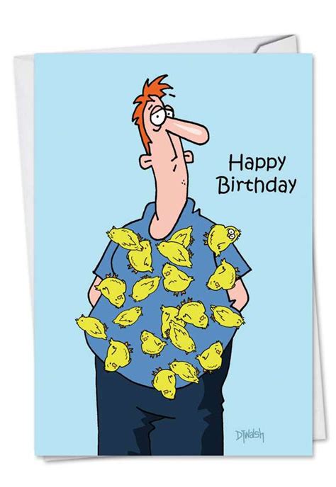 Chick Magnet Birthday Humor Greeting Card