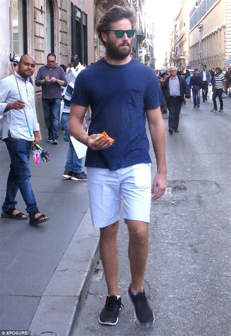 armie hammer unrecognisable with beard as he enjoys solo stroll in rome daily mail online