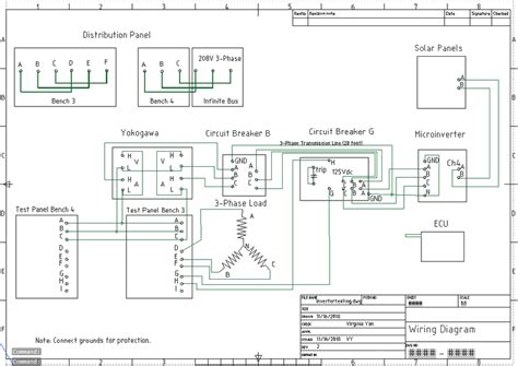 wiring diagram  solar microinverter initial testing  scientific diagram