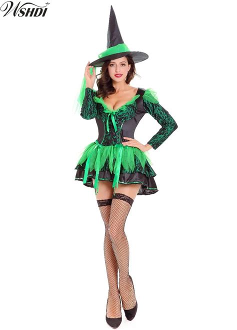 adult halloween carnival female witch costume vampire witch cosplay party dress  holidays