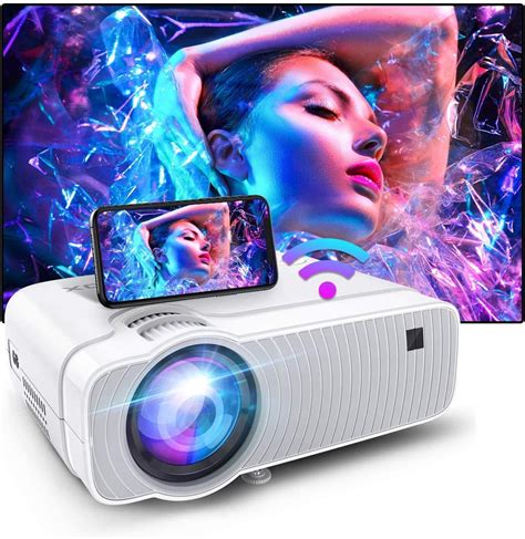 【2021 Upgraged】mini Movie Projector For Outdoor Movies 120 Ansi Lumen