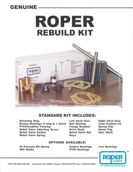 roper  rebuild kit  bronze bushings   powerflo products