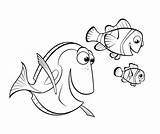 Nemo Coloring Fish Pages Friends Disney Finding Drawings Colorear Kids Animal Drawing Rainbow Ocean Dory Coloringpages7 sketch template
