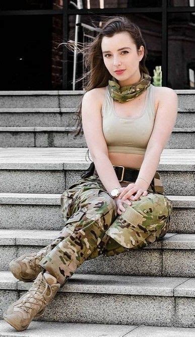 Pin By Daymond Brent On Elena Deligioz Military Girl Girl Army Girl