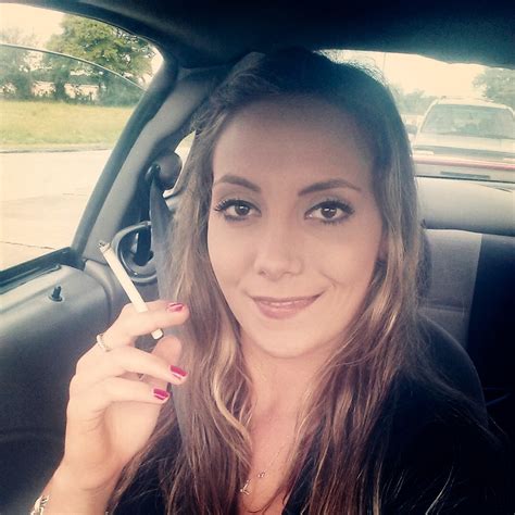 women smoking in cars photo