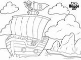 Blippi Coloring Pages Pirate Ship Printable Kids Excavator sketch template