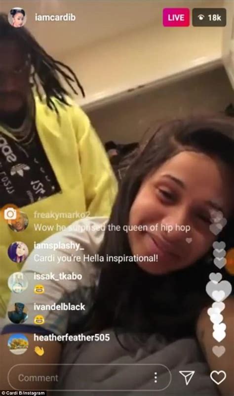 Clips Cardi B And Offset Purportedly Get Intimate On Ig Live News