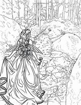 Coloring Pages Forest Enchanted Adult Printable Renaissance Colouring Fantasy Book Fairy Magical Drawing Amazon Selina Adults Print Sheets Fenech Getcolorings sketch template