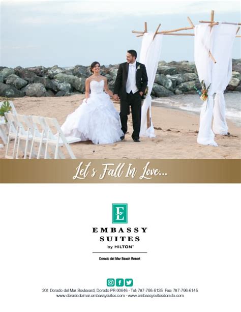 wedding package  honeymoon  puerto rico   embassy suites  hilton dorado del mar