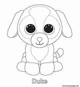 Coloring Beanie Boo Pages Duke Ty Dog Printable Boos Print Kleurplaten Colouring Kids Baby Knuffels Birthdays Color Para Christmas Dogs sketch template