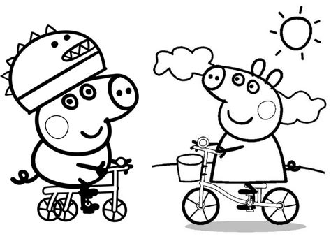 printable peppa pig coloring pages  wont find