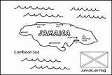 Coloring Pages Jamaican Jamaica Popular sketch template