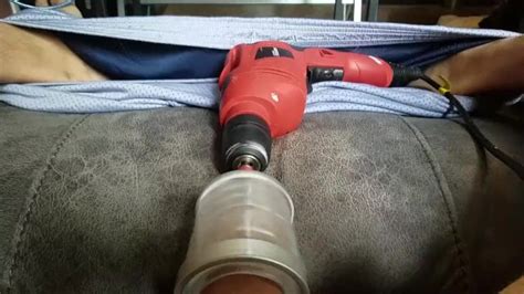 must see sex toy invention with drill creates moaning cumshots