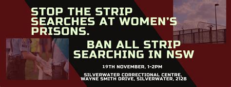stop the strip searches in women s prisons protest