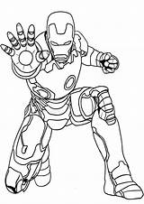 Coloring Pages Iron Man Superhero Avengers Kids Easy Print Marvel Drawing Colouring Dc Drawings Toddlers sketch template