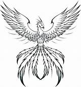 Phoenix Coloring Pages Adults Printable Color Getcolorings Pag sketch template