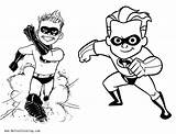 Incredibles Coloring Pages Printable Kids Adults Bettercoloring sketch template