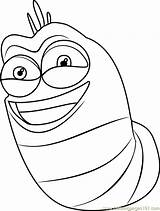 Larva Coloring Pages Color Red Cartoon Printable Kids Drawing Online Colouring Larvae Print Popular Getcolorings Coloringpages101 Choose Board Pdf sketch template