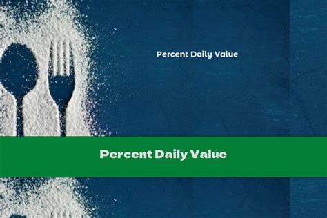 percent daily   nutrition