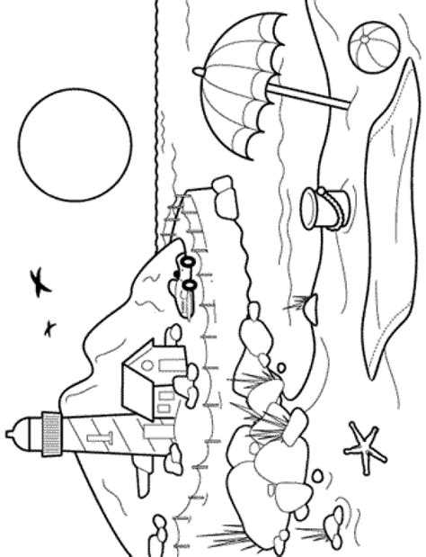 kids  funcouk coloring page beach beach beach coloring pages