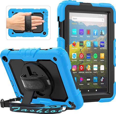 Seymac Shockproof Case For All New Amazon Fire Hd 8 Tablet And Fire Hd