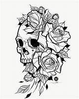 Flowers Stencil Stencils School Thisnthat Feminine Rocknrox Skulls sketch template