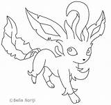 Leafeon Pokemon Pages Coloring Lineart Use Deviantart Template Glaceon Sketch Umbreon sketch template
