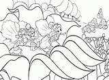 Thumbelina Coloring Barbie Pages Girls Clipart Princess Popular Disney Colouring Library sketch template
