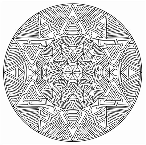 [view 30 ] Disegni Da Colorare Mandala Difficili