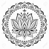 Lotus Fiore Loto Fiori Tatuaggio Forma Decorative Imprimer Winn Sweary Mehndi Kvetina Tantasalute 123rf Depuis sketch template