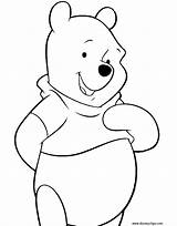 Pooh Winnie Coloring Pages Disneyclips Happy Misc Printable Funstuff sketch template
