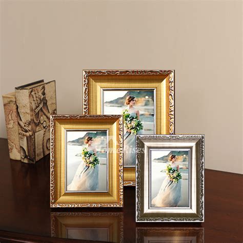 modern goldwhite  plastic picture frames unique wholesale