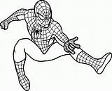 Coloring Man Spider Pages Spiderman Printable Spectacular Marvel Popular Kids sketch template