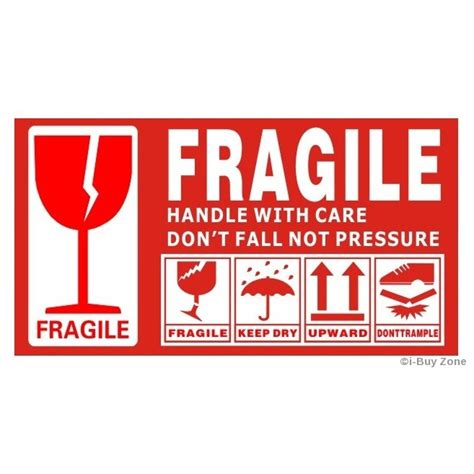 fragile lable  printable fragile glass shipping label