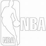 Nba Pages Coloring Logo Colouring Basketball Printable Print sketch template