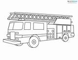 Fire Engine Coloring Pages Kids Print Activities Firetruck Books Click Lovetoknow sketch template