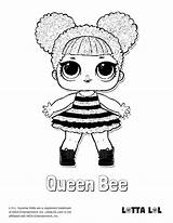 Lol Coloring Pages Surprise Bee Queen Dolls Doll Color Print Glitter Printable Lotta Series Para Birthday Colorir Kids Getcolorings Desenhos sketch template