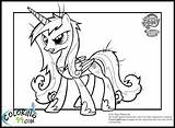 Princess Coloring Cadence Pages Little Cadance Mad Pony Minister Bookmark Ministerofbeans Getting sketch template