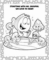 Bubble Guppies Coloring Birthday Pages School Guppy Kids Printable Colouring Printables sketch template