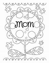 Coloring Pages Mothers Mother Printable Mom Preschool Print Flower Nana Frame Hallmark Happy Book Retirement Ever Color Colouring Sheets Template sketch template