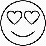 Emoji Coloring Heart Eyes Pages Face Printable Sheets Faces Para Print Girls Kids Sketch Happy Getcolorings Adult Template Color Hearts sketch template