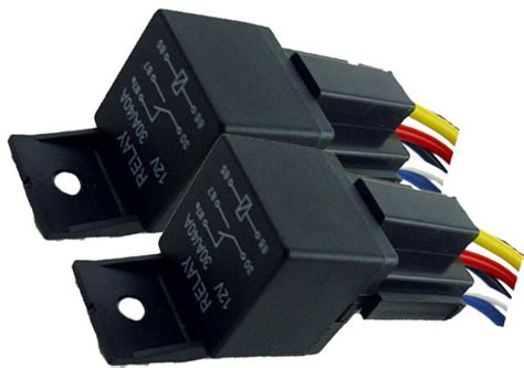 pk   spdt bosch style relays  wire sockets  amp auto hid relay  sale  ebay