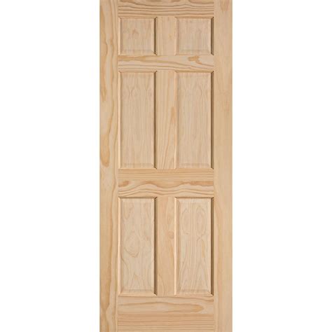 clear grade solid core  panel pine interior door southern sales services