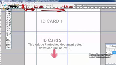 id card size  photoshop