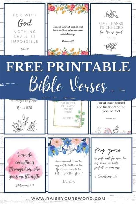 printable scripture cards    memorize scripture