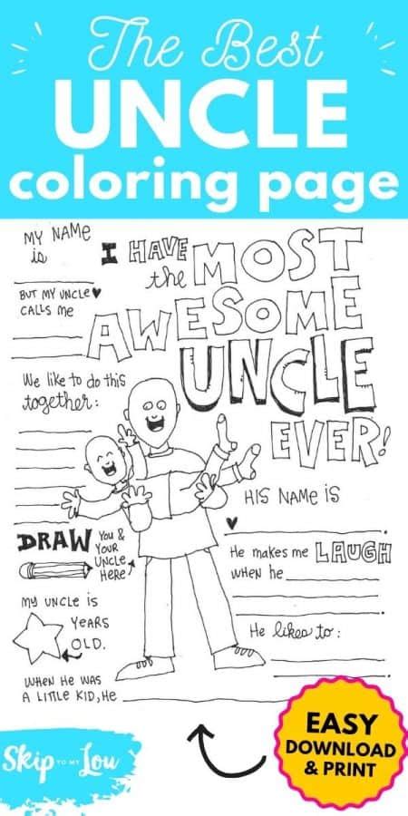 find  happy birthday coloring pages  uncle pops coloring pages