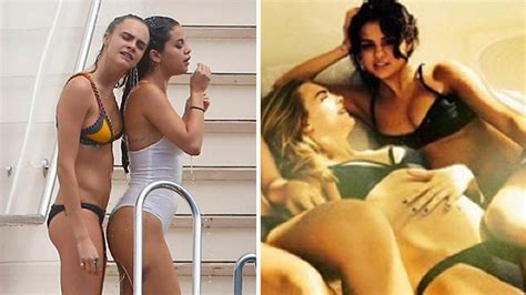 selena gomez and cara delevingne we see the signs … but